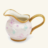villari butterfly milk pitcher pink