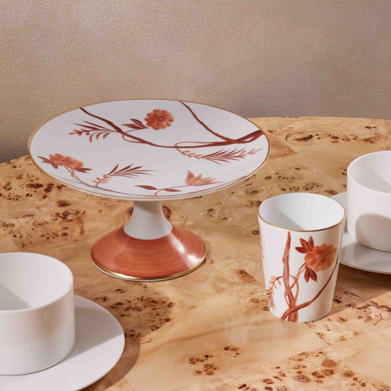 marie daage bouquet de vie cake stand orange