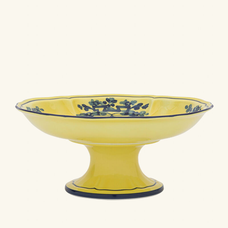 ginori 1735 oriente italiano fruit stand yellow