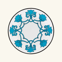 pinto paris jaipur dessert plate round blue 21cm