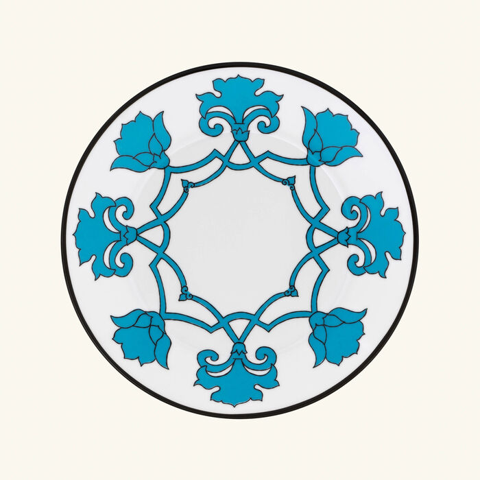 pinto paris jaipur dessert plate round blue 21cm