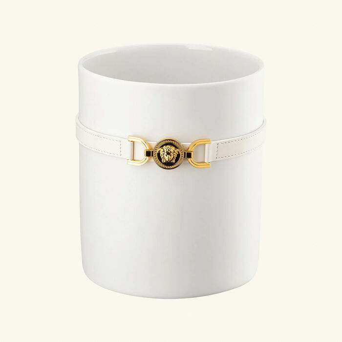 versace medusa 95 vase round small white