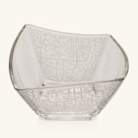 dimlaj thuluth serving bowl clear 22cm
