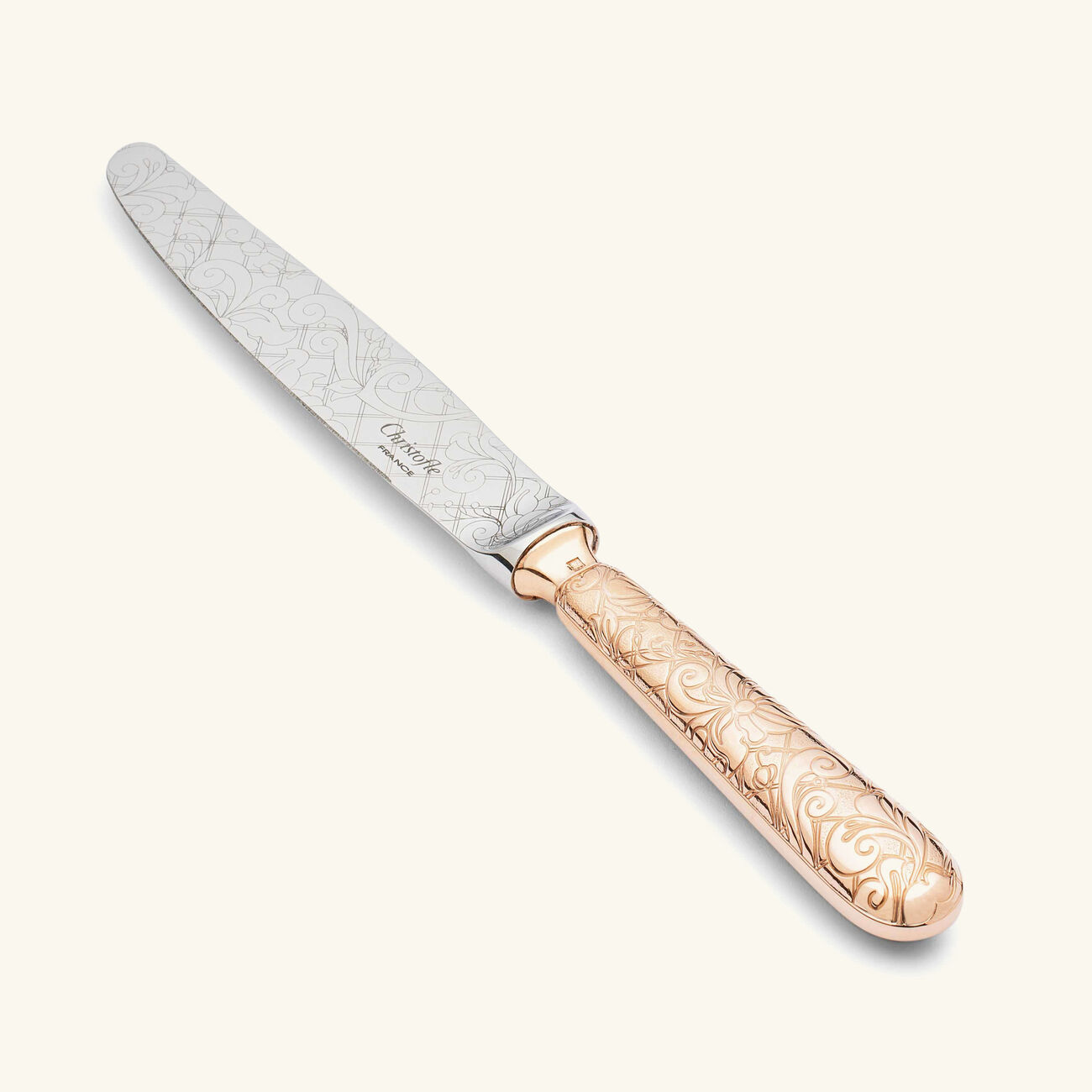 christofle jardin d eden knife pink