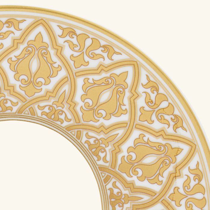 bernardaud venise bread butter plate round gold 16cm