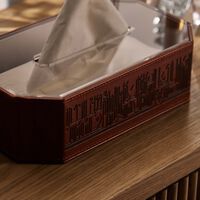 dimlaj hayat tissue box brown