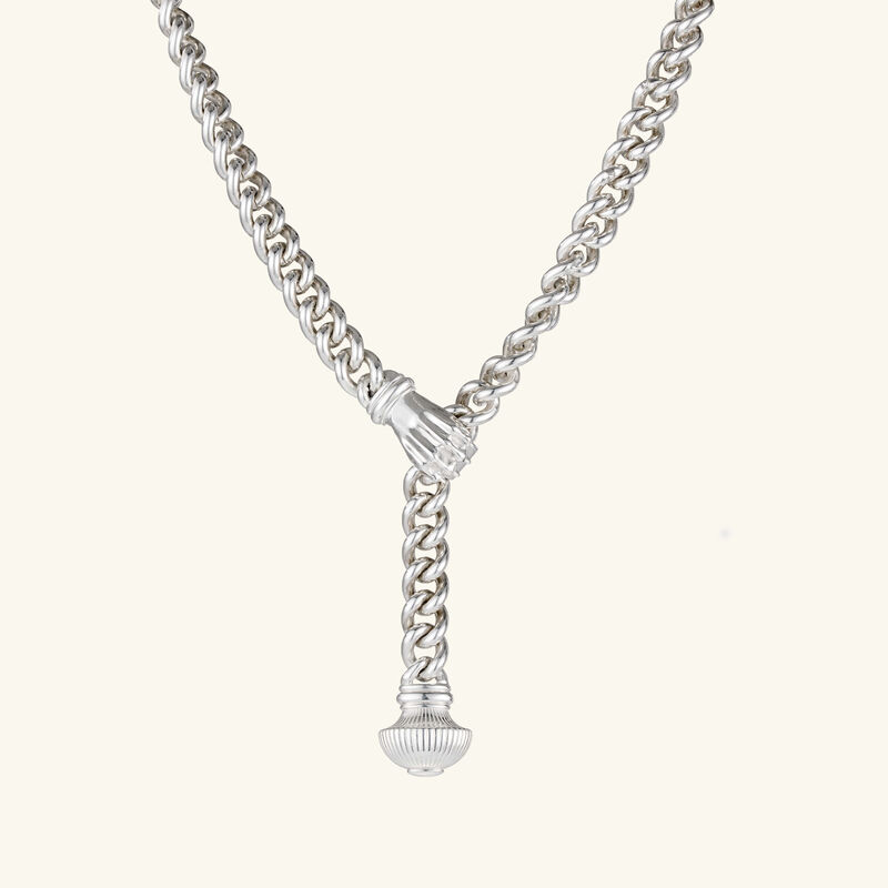 christofle patte de lion necklace sterling silver