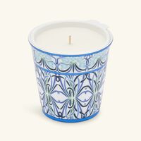 bernardaud bettina bleu tumbler with candle