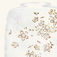 lalique fleurs de cerisier vase large clear