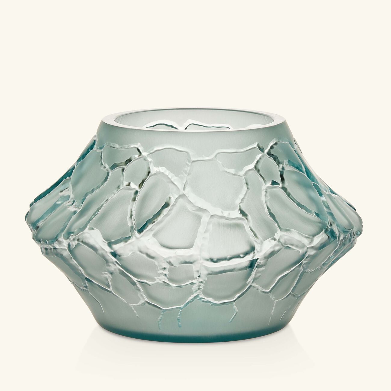 Terramineral Caldera Vase Votive Round Mini Blue lalique terramineral caldera vase votive round mini blue