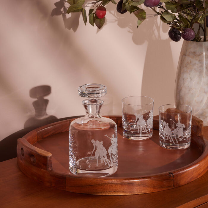 ralph lauren home garrett classic decanter clear