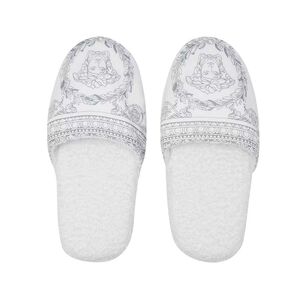 I Love Baroque Slippers - White, medium