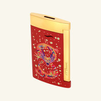 st dupont slim 7 year of the dragon lighter red