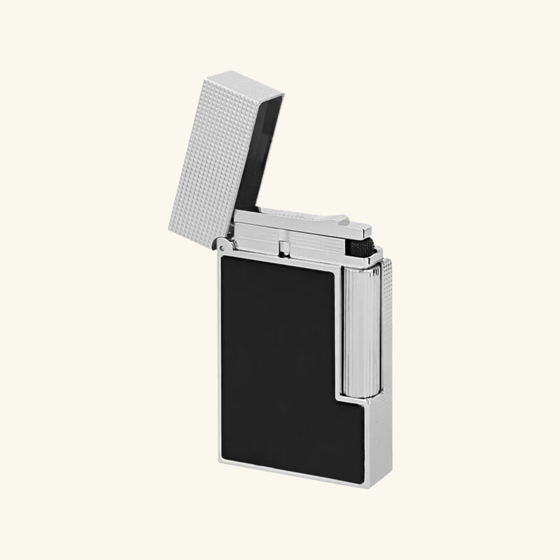 st dupont ligne 2 micro diamond lighter black