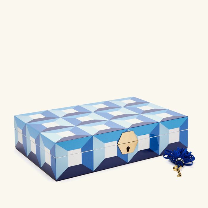 jonathan adler sorrento lacquer jewelry box blue