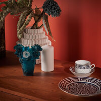 daum rose passion vase small blue