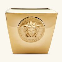 versace medusa vase small gold