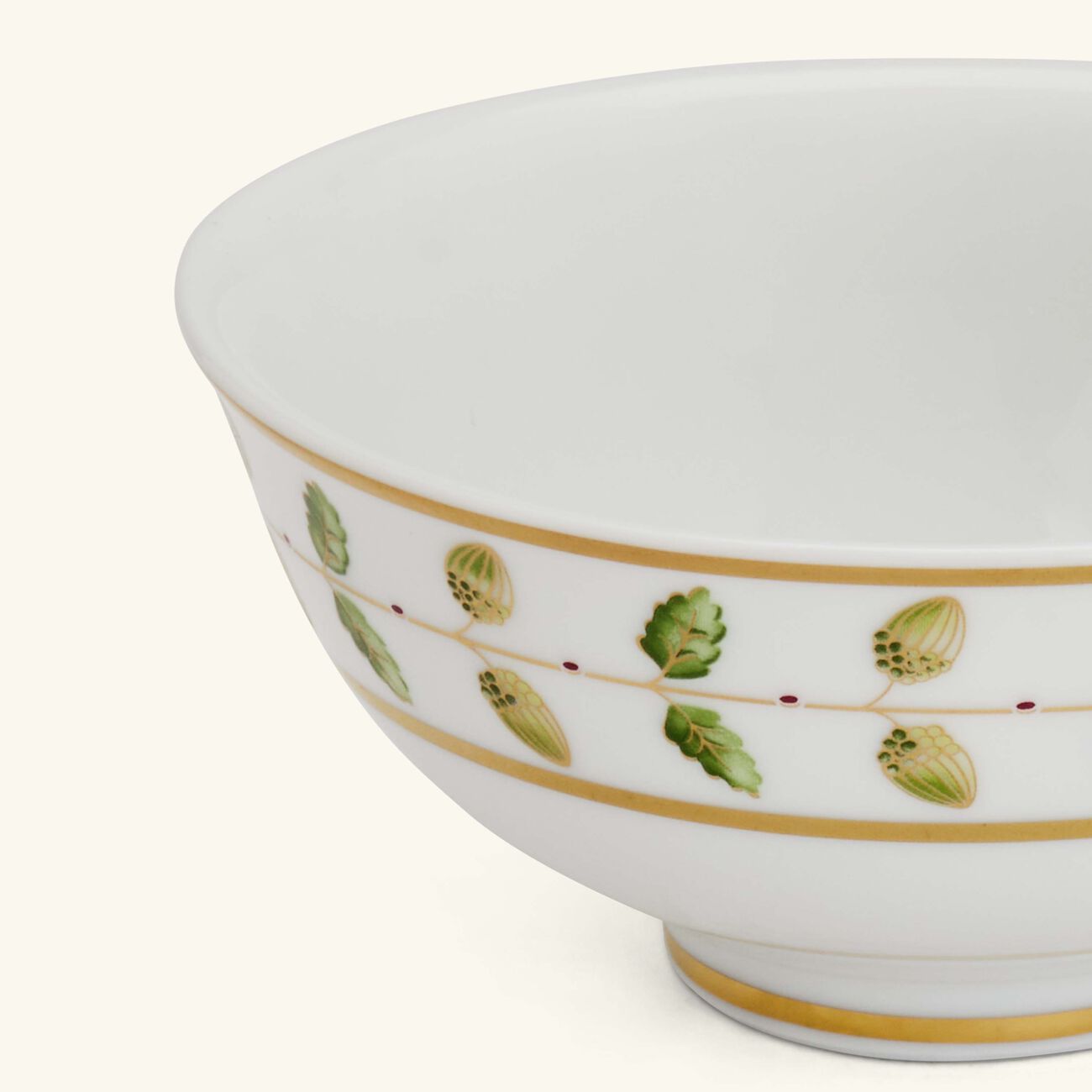 bernardaud constance soup bowl green
