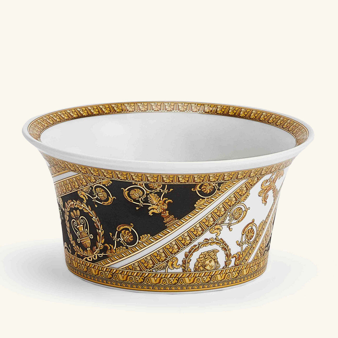 versace i love baroque dessert bowl black 11cm