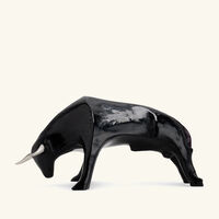 daum sevilla taures sculpture medium black limited edition