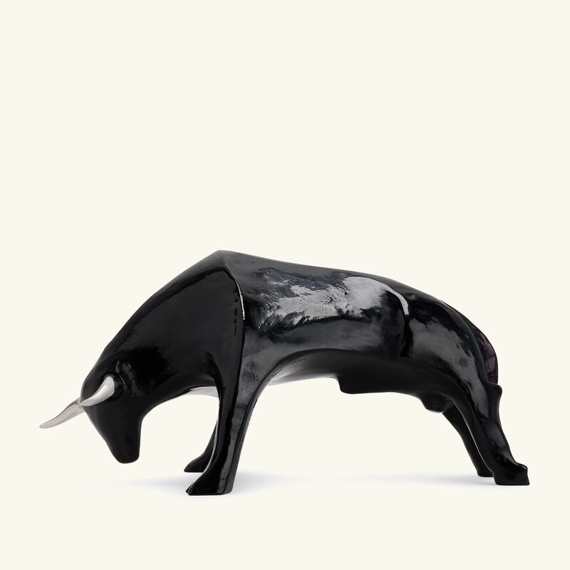 daum sevilla taures sculpture medium black limited edition