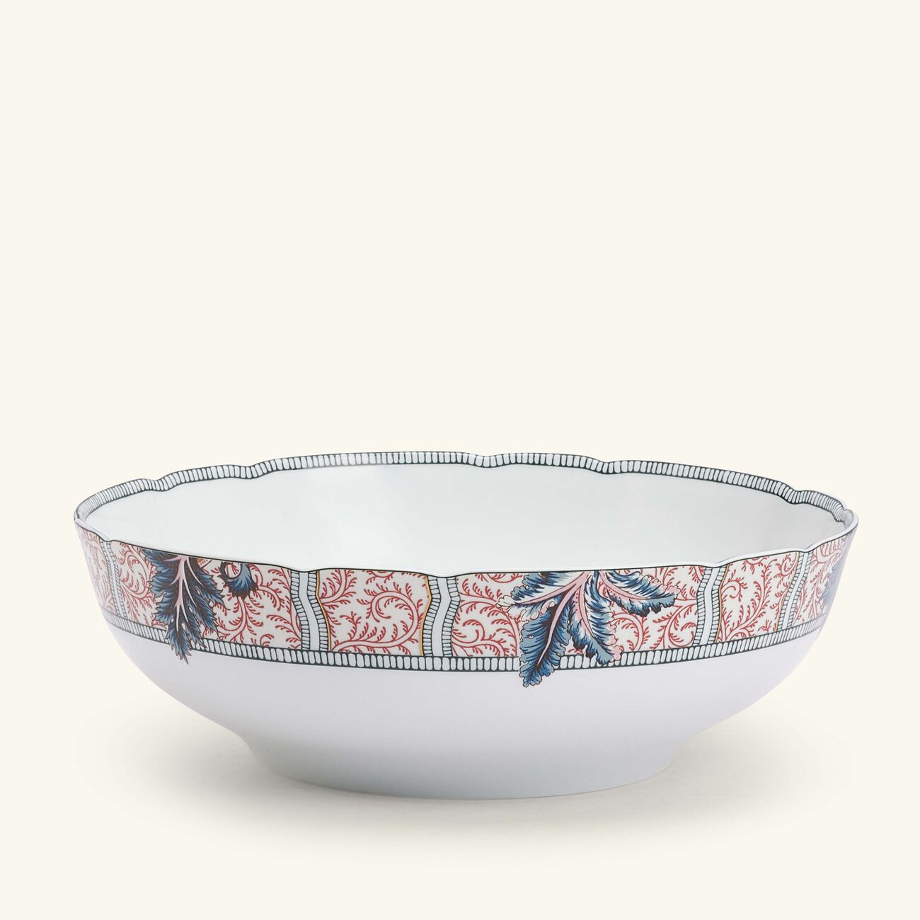 bernardaud collection braqueni salad bowl red 25cm
