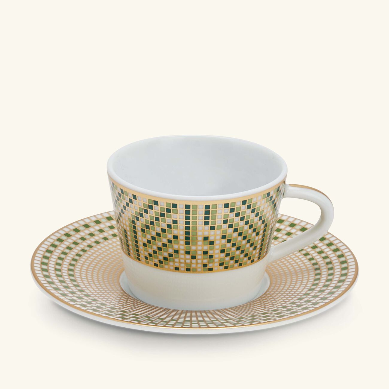 bernardaud augusta espresso cup and saucer set of 4
