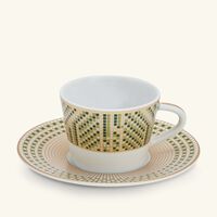 bernardaud augusta espresso cup and saucer set of 4