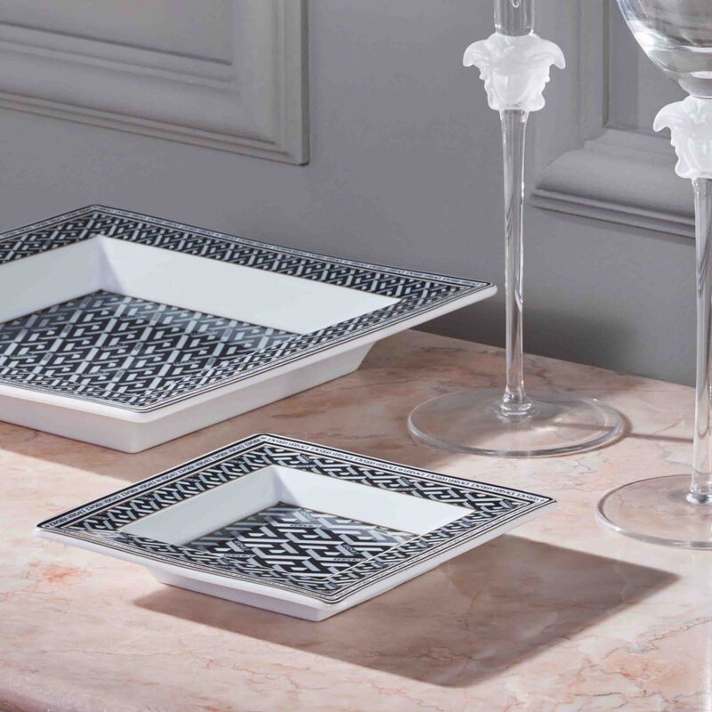 versace la greca trinket tray square