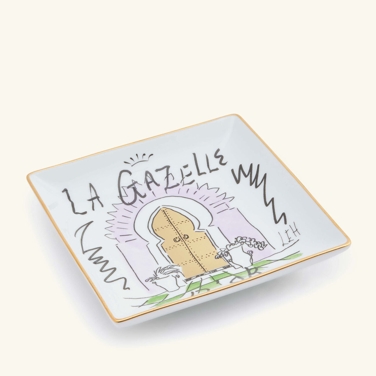 Designer Squared Vide Poche La Gazelle D'or ginori 1735 designer squared vide poche la gazelle d or