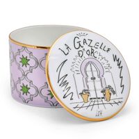 Porcelain Box La Gazelle D'or, small