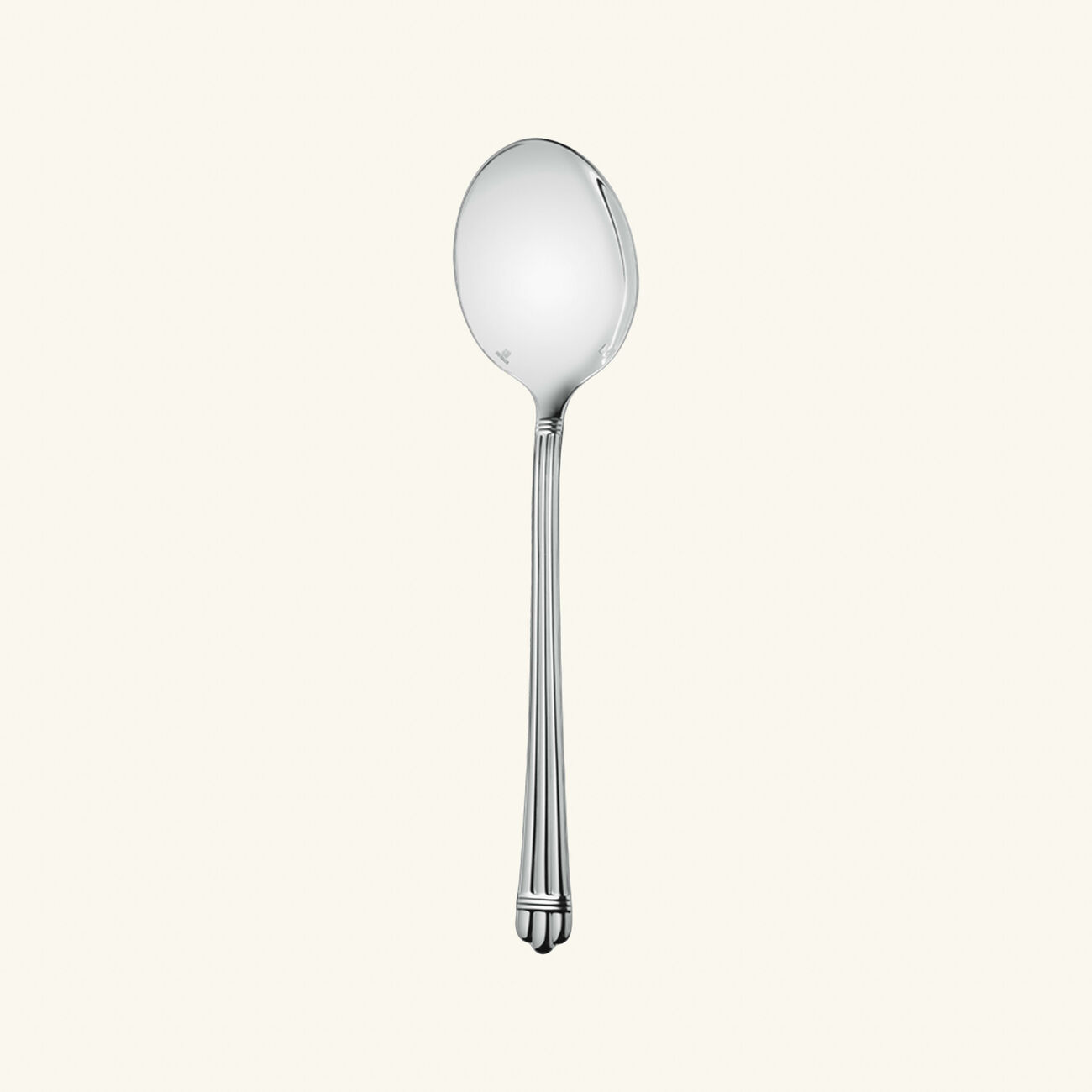 christofle aria salad serving spoon silver plated