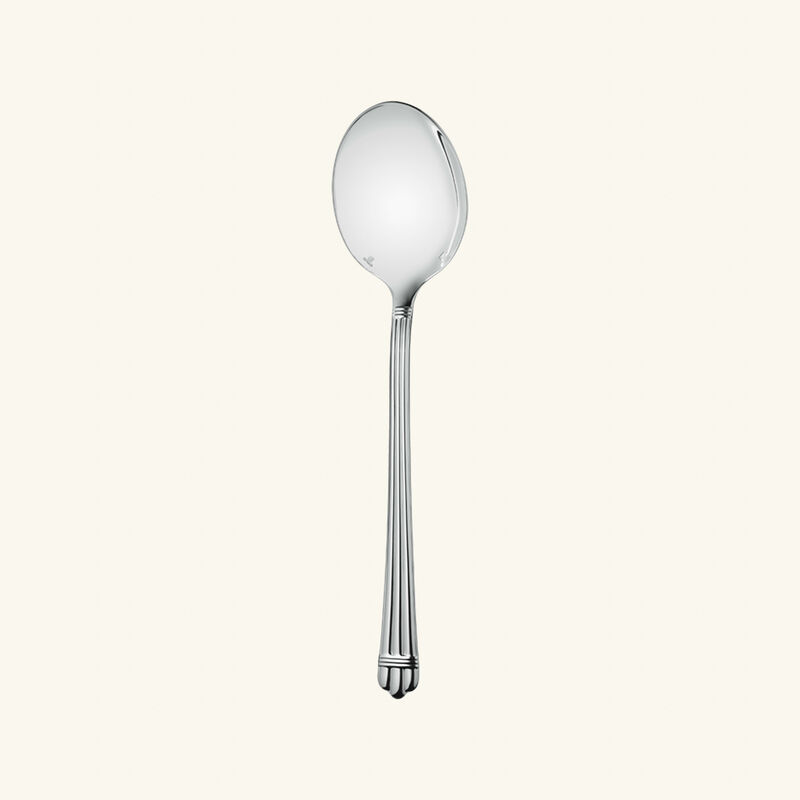 christofle aria salad serving spoon silver plated