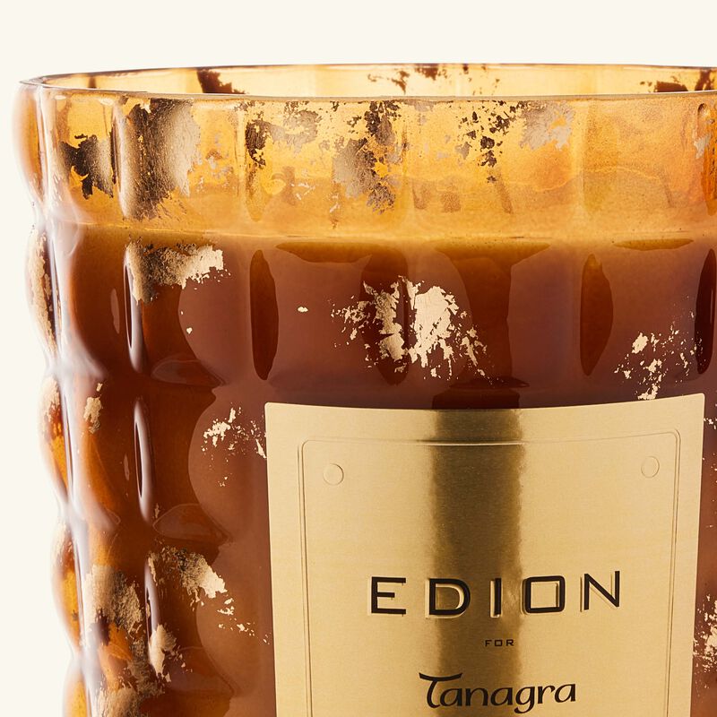 edion tobacco amber scented candle 4kg