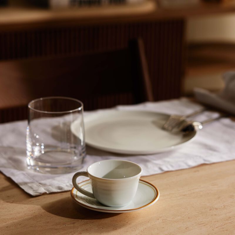 Albâtre Espresso Cup and Saucer White 2oz bernardaud alb tre espresso cup and saucer white 2oz