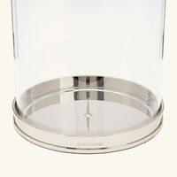 ralph lauren home modern hurricane candle holder silver