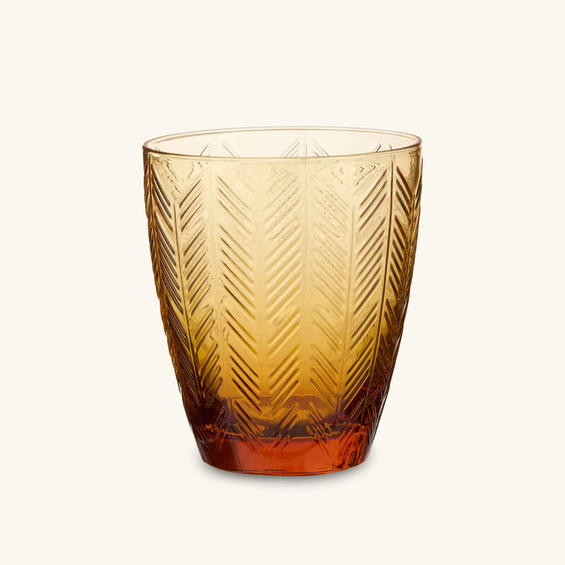 missoni home zig zag water glass orange