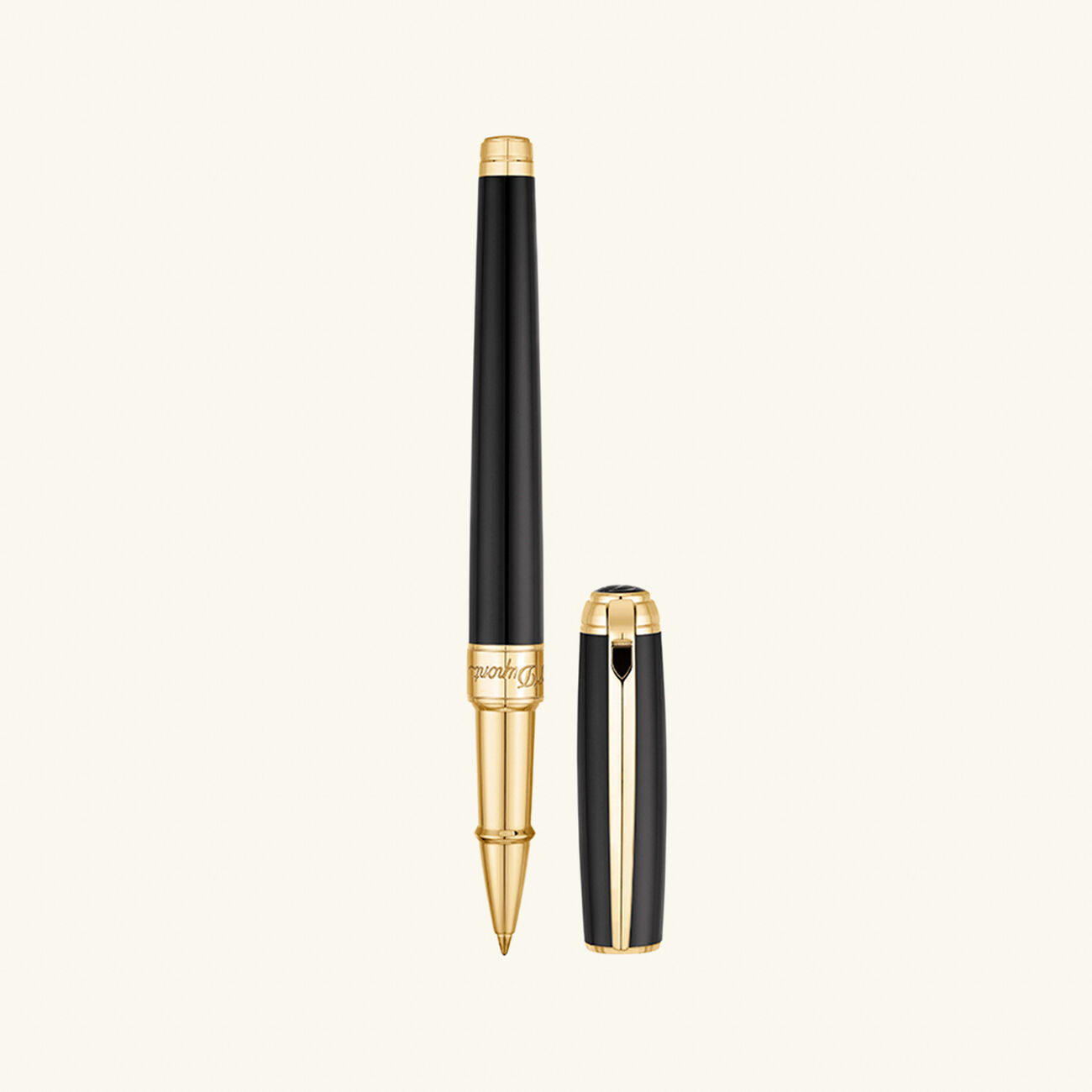 Line D Rollerball Pen Gold st dupont line d rollerball pen gold