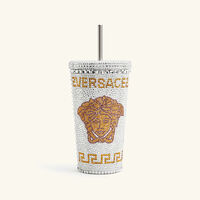 versace medusa travel cup silver