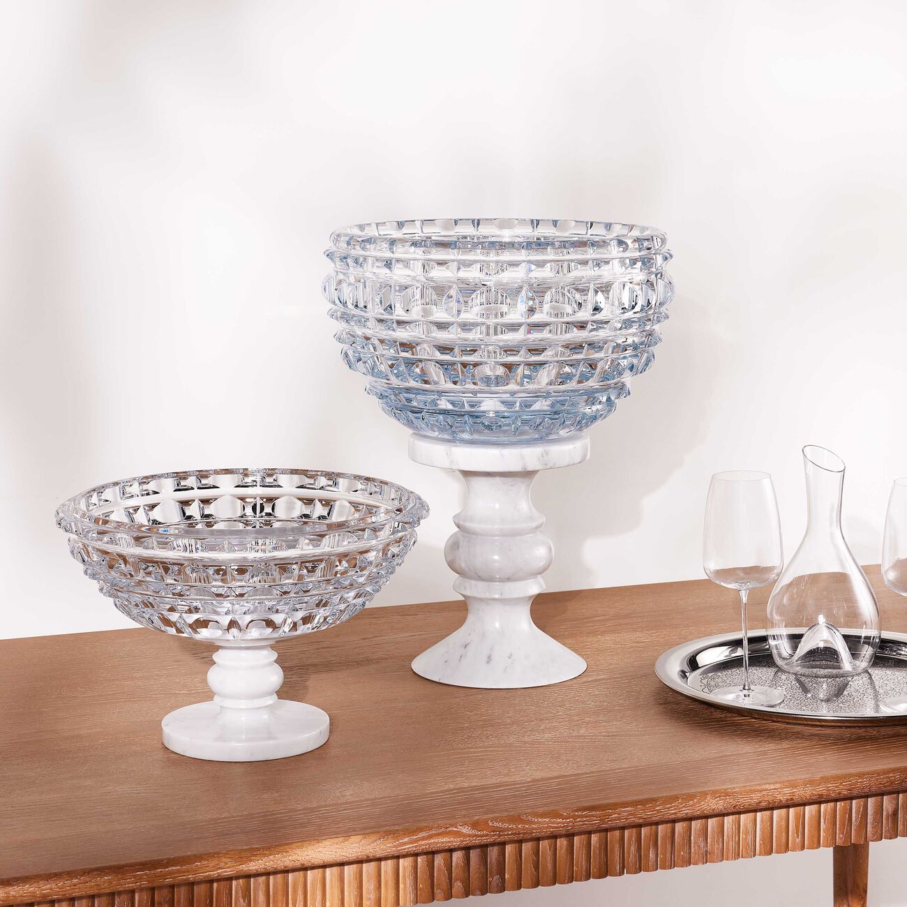 baccarat new antique solar vase clear extra large