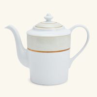 bernardaud sauvage blanc coffee pot gold