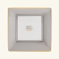 etro pegaso trinket tray square small grey