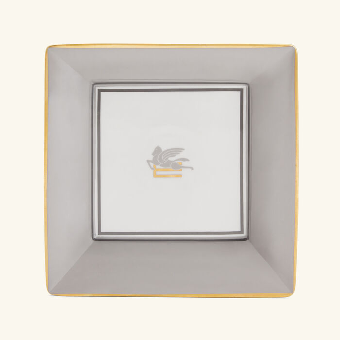etro pegaso trinket tray square small grey