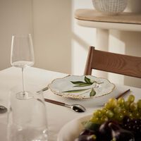 pinto paris histoires d orchidees dinner plate round green 26cm
