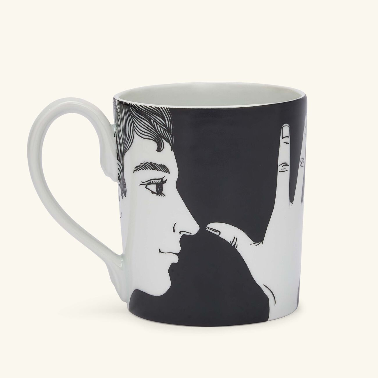 Marameo Mug Black fornasetti marameo mug black