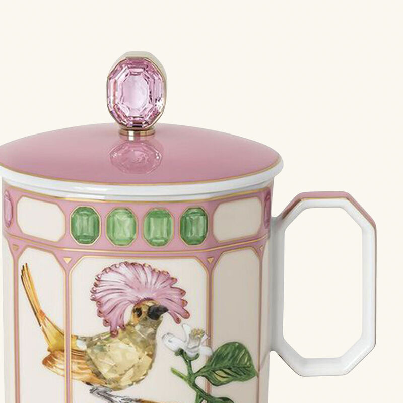 Idyllia Mug with Lid Flycatcher Pink rosenthal idyllia mug with lid flycatcher pink