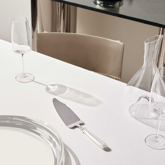 christofle malmaison cake server silver plated