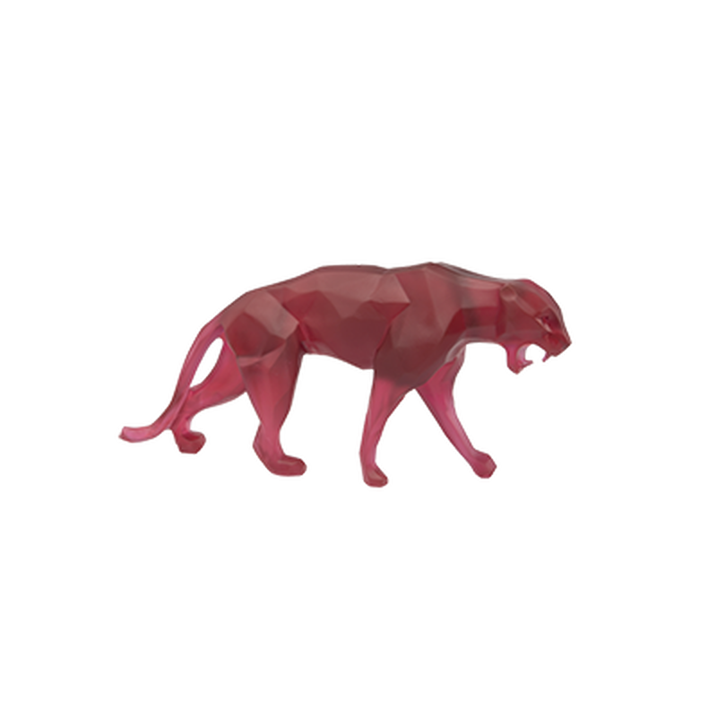 Small Red Wild Panther By Richard Orlinski, large