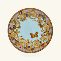 le jardin de versace charger plate round blue 33cm