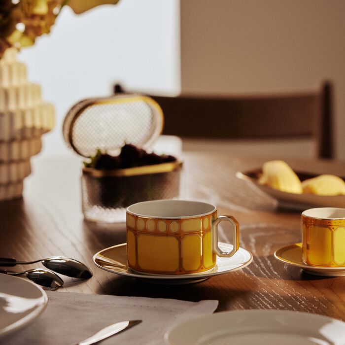 rosenthal signum jonquil tea cup saucer yellow
